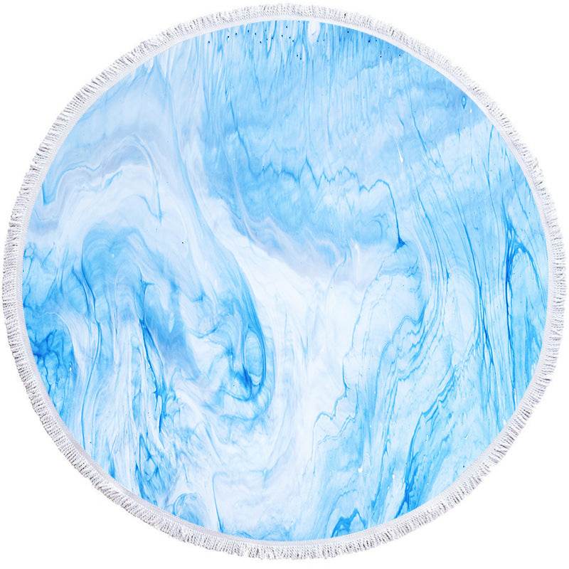 Round beach towel bath towel - Mubimart