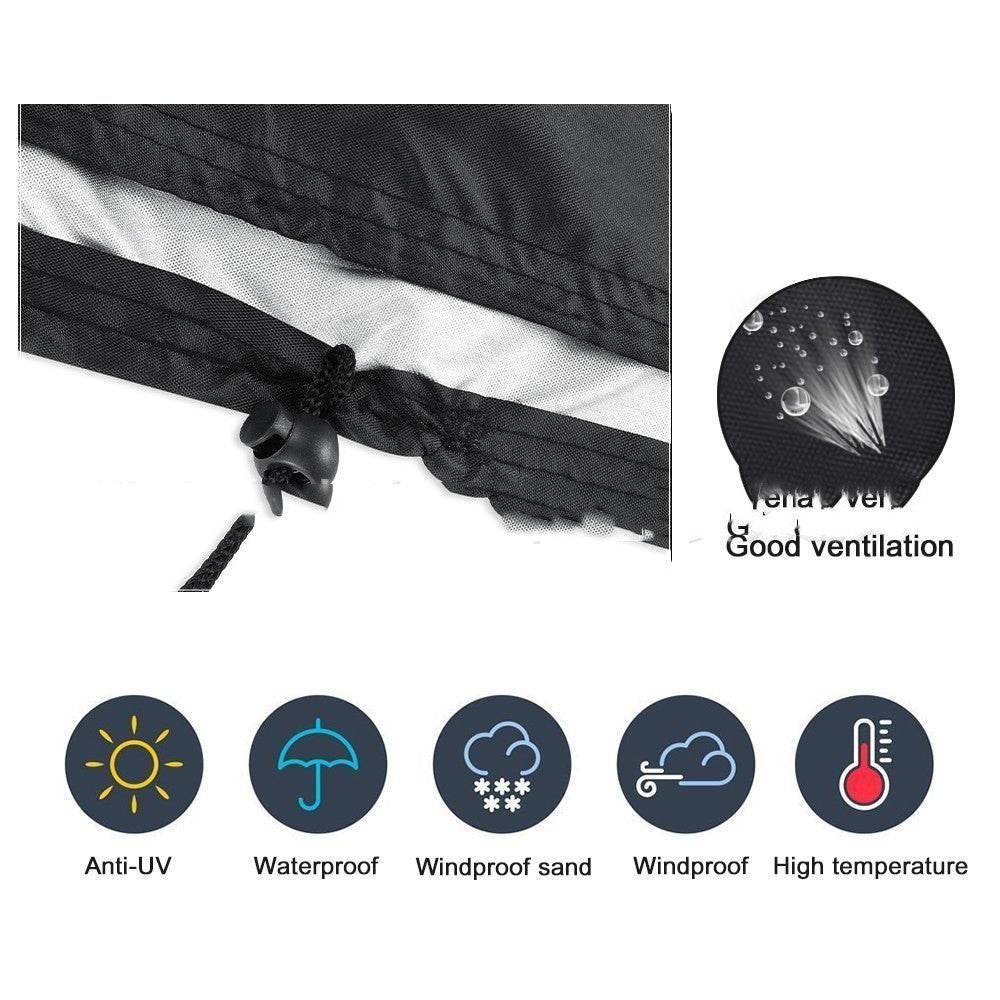 Round grill waterproof cover - Mubimart
