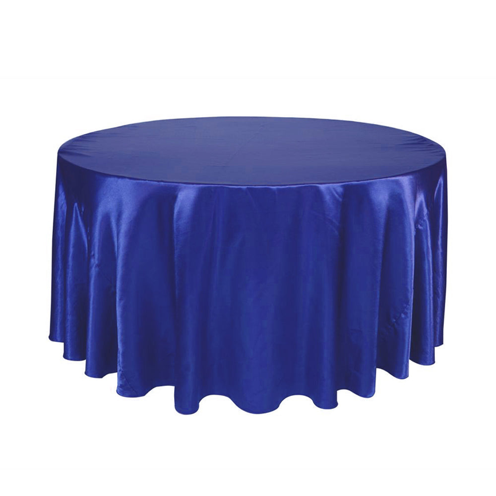 Round satin tablecloth - Mubimart -  