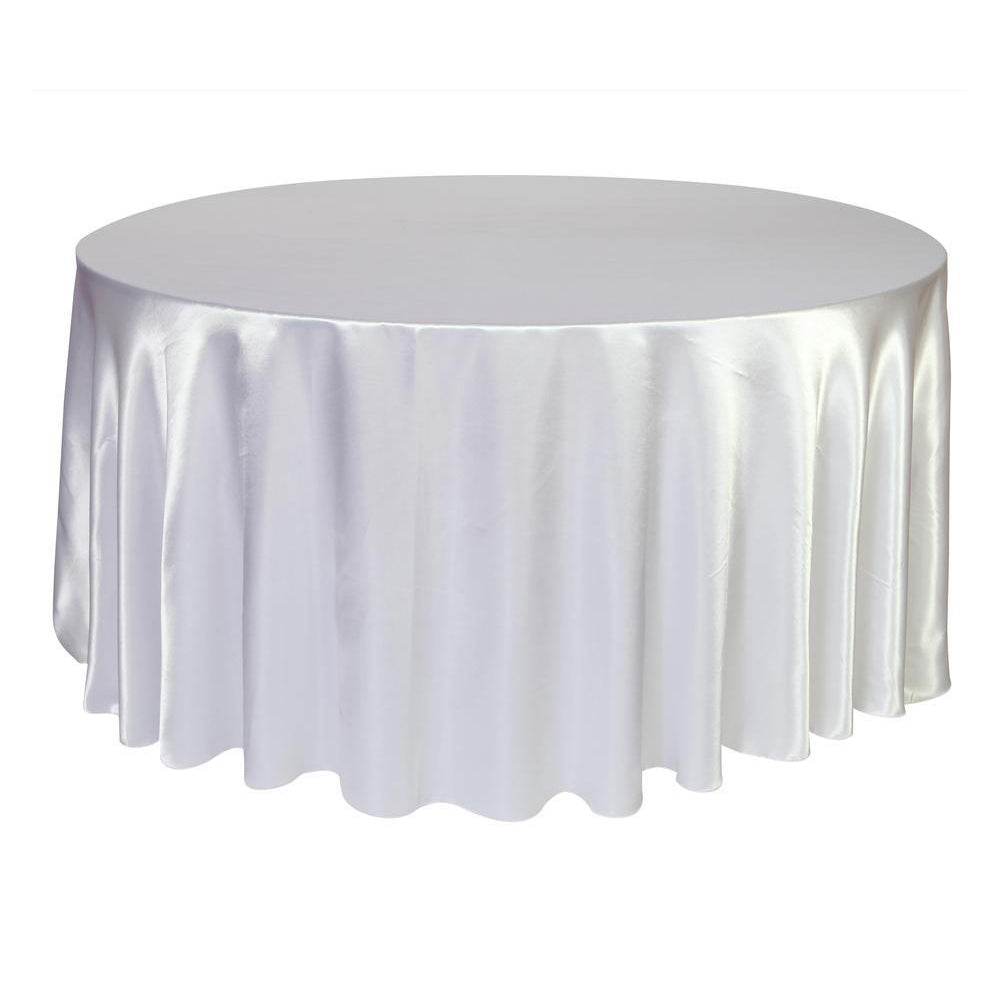 Round satin tablecloth - Mubimart