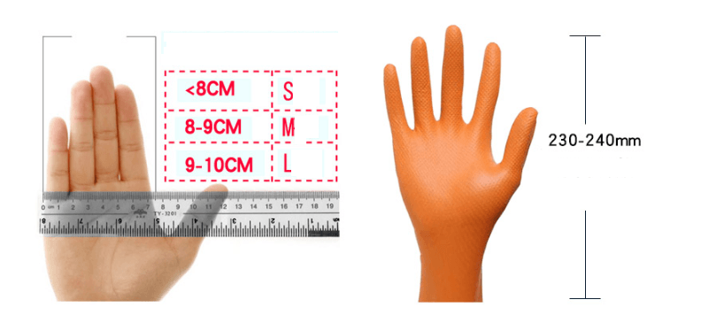 Rubber gloves labor protection protective gloves - Mubimart