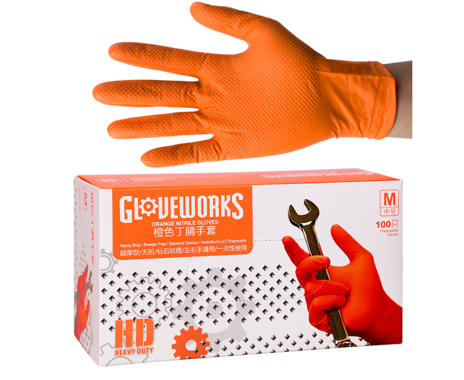 Rubber gloves labor protection protective gloves - Mubimart -  