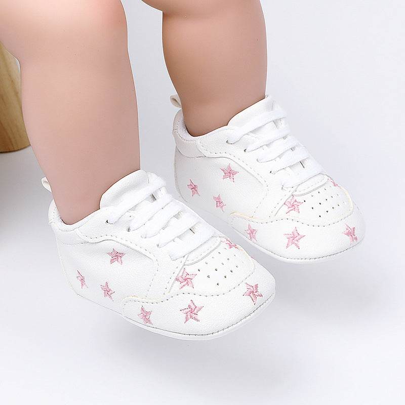 Rubber-soled Sneakers Baby Toddler Shoes - Mubimart