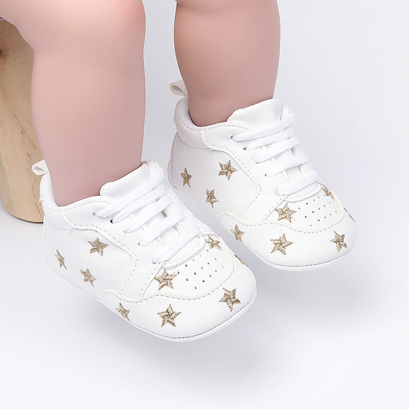 Rubber-soled Sneakers Baby Toddler Shoes - Mubimart - Baby Shoes 