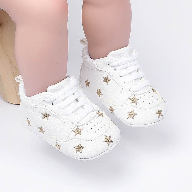 Rubber-soled Sneakers Baby Toddler Shoes - Mubimart