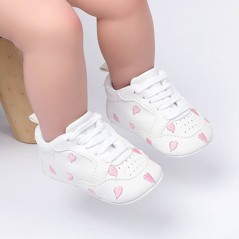 Rubber-soled Sneakers Baby Toddler Shoes - Mubimart