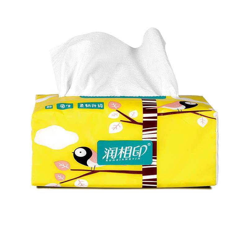 Runxiangyin Hotel Paper 6 Packs Of Tissues, Removable 136 Packs Of 3 Layers Of Napkins And Toilet Paper - Mubimart