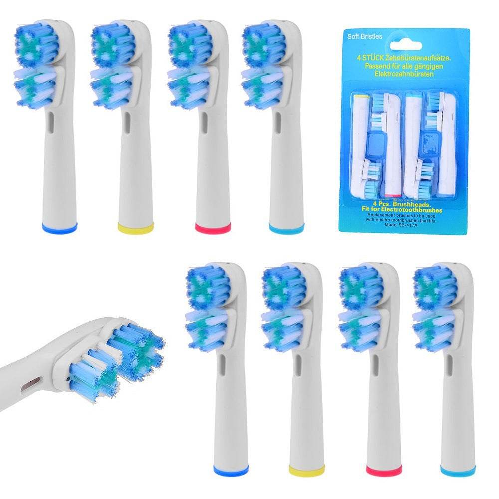 SB-417A Dual Clean Electric Toothbrush Head - Mubimart