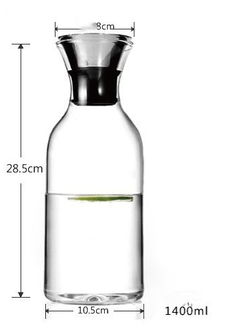 SOLO Cold Water Bottle Heat-resistant Glass Cold Water Bottle Mubimart