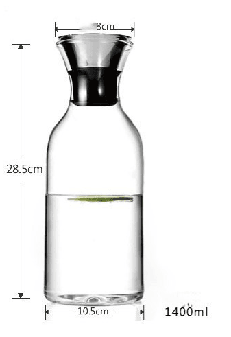 SOLO Cold Water Bottle Heat-resistant Glass Cold Water Bottle - Mubimart