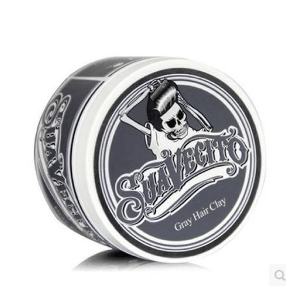SUAVECITO ONE TIME HAIR DYE SILVER GRAY COLOR WATER MUDS CLAY POMADE - Mubimart