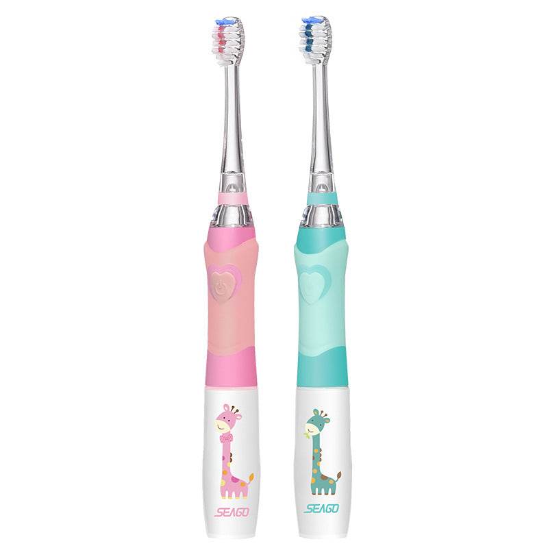 Saijia Children'S Electric Toothbrush 3-6-12 Years Old Soft Fur Waterproof Baby Household Sonic Kids Automatic Ek6 - Mubimart