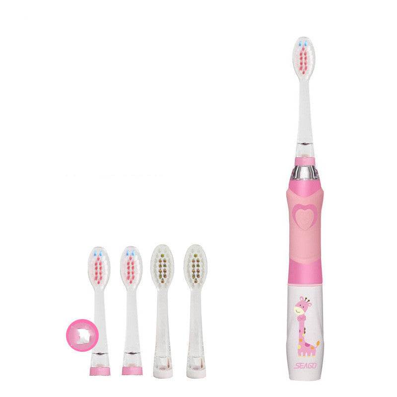 Saijia Children'S Electric Toothbrush 3-6-12 Years Old Soft Fur Waterproof Baby Household Sonic Kids Automatic Ek6 - Mubimart
