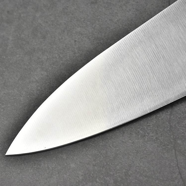 Sanding Texture Colored Wooden Handle Master Chef's Knife Slicing Knife Kitchen Knife Fruit Knife - Mubimart
