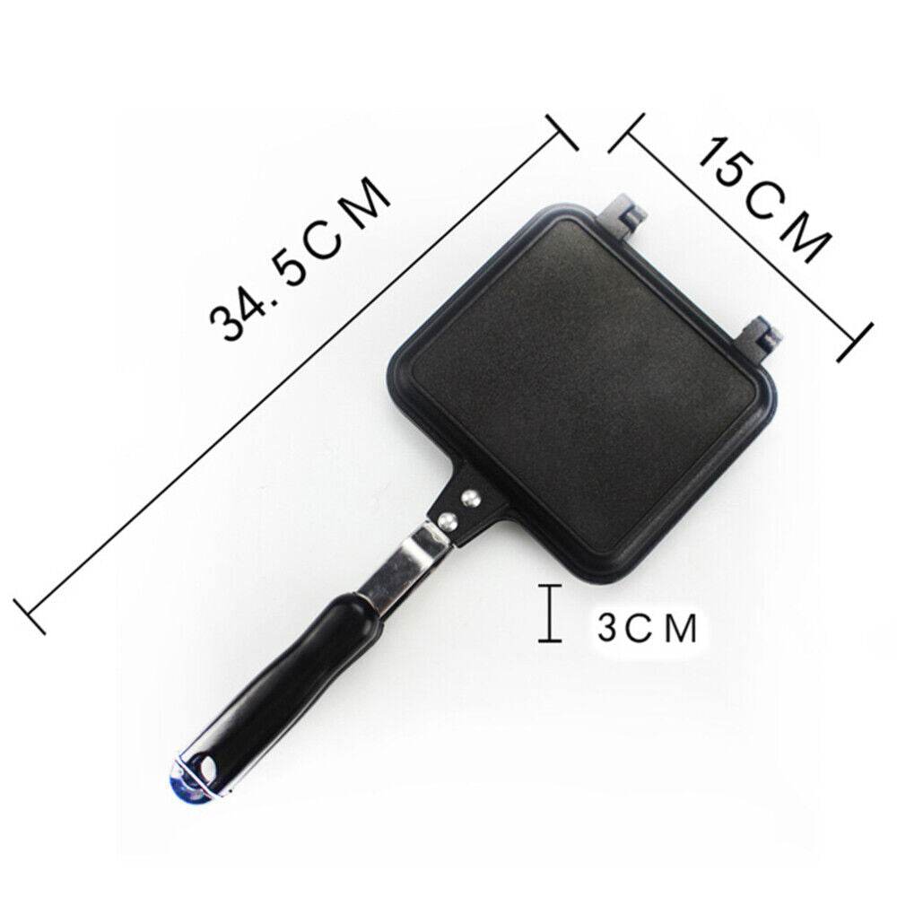 Sandwich Toastie Maker Toaster Machine Breakfast Non-stick Camping Stove Toaster - Mubimart