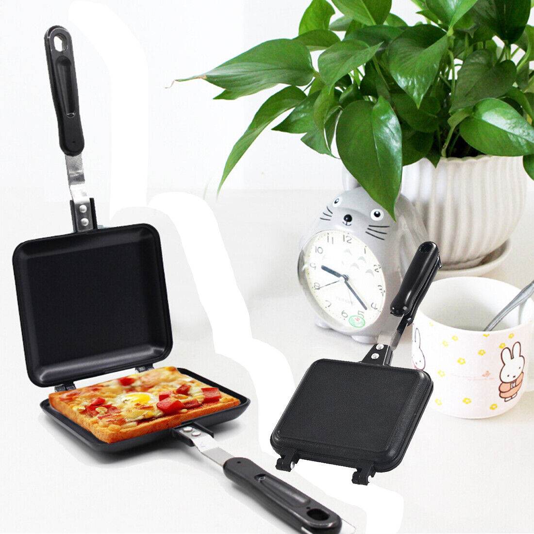 Sandwich Toastie Maker Toaster Machine Breakfast Non-stick Camping Stove Toaster - Mubimart