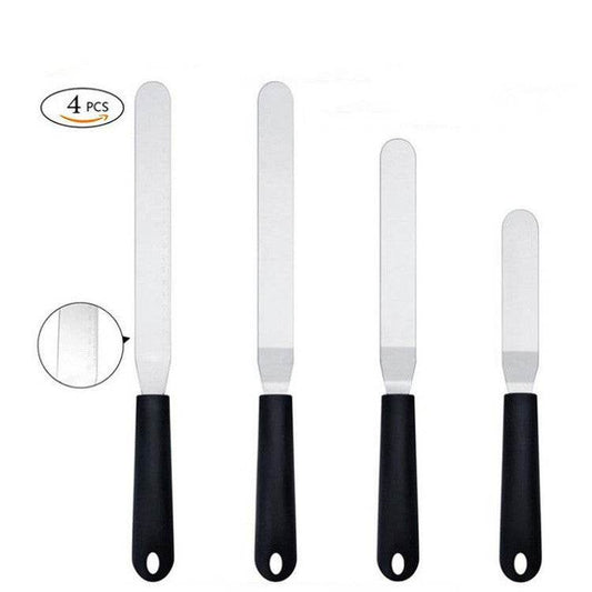 Scaled right angle cream spatula - Mubimart