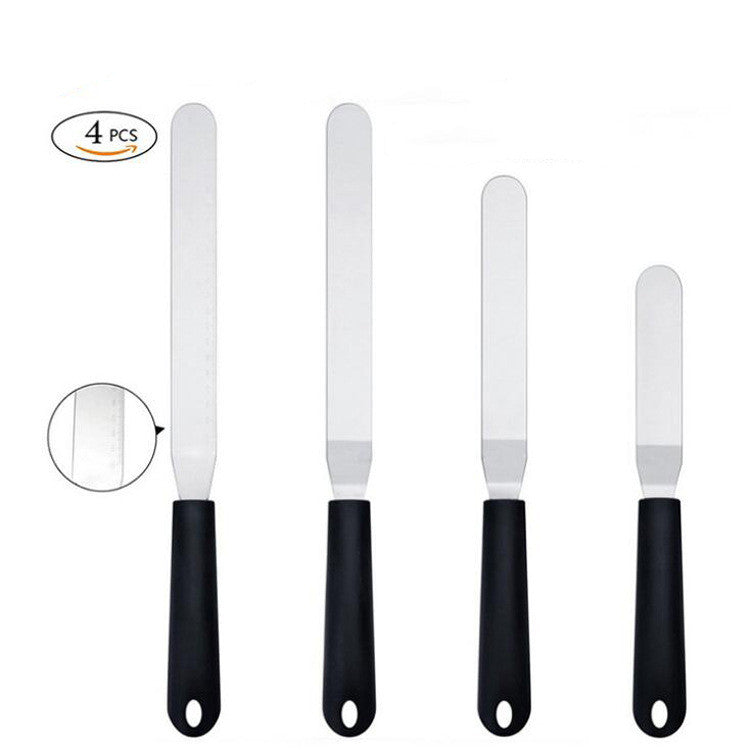 Scaled right angle cream spatula - Mubimart - Kitchen Spatulas 