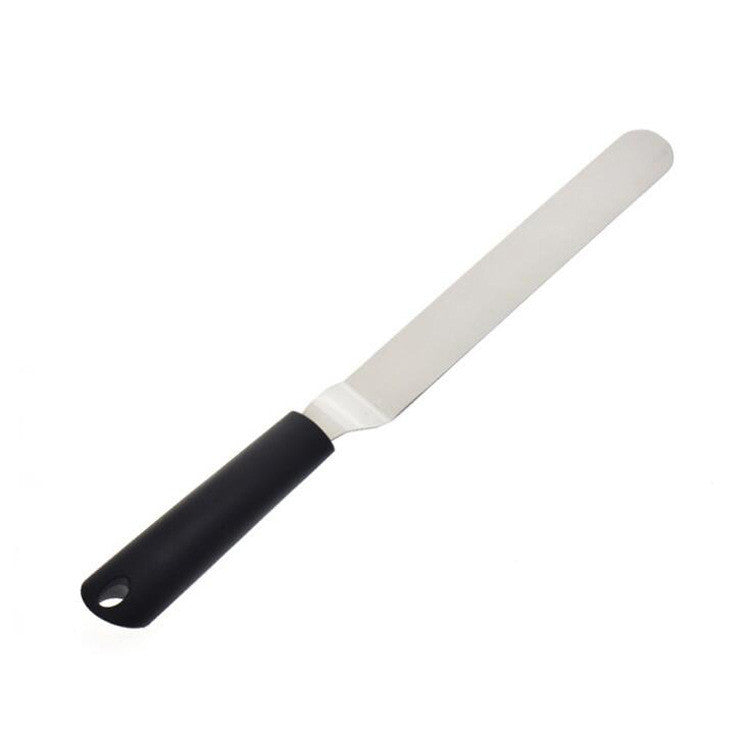 Scaled right angle cream spatula - Mubimart -  