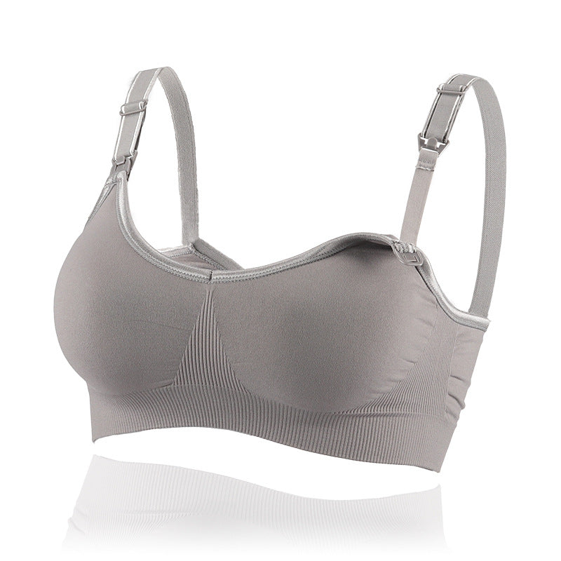 Seamless Nursing Bra Maternity Nursing - Mubimart -  