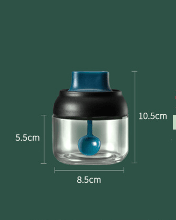 Seasoning Jar Kitchen Glass Seasoning Jar - Mubimart
