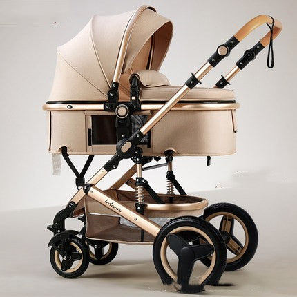 Seatable And Reclining Portable Two-way Folding Baby Trolley - Mubimart -  