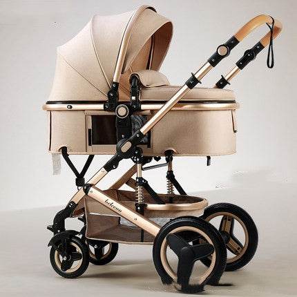 Seatable And Reclining Portable Two-way Folding Baby Trolley - Mubimart