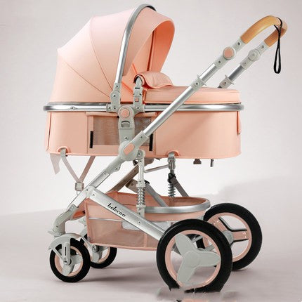 Seatable And Reclining Portable Two-way Folding Baby Trolley - Mubimart -  