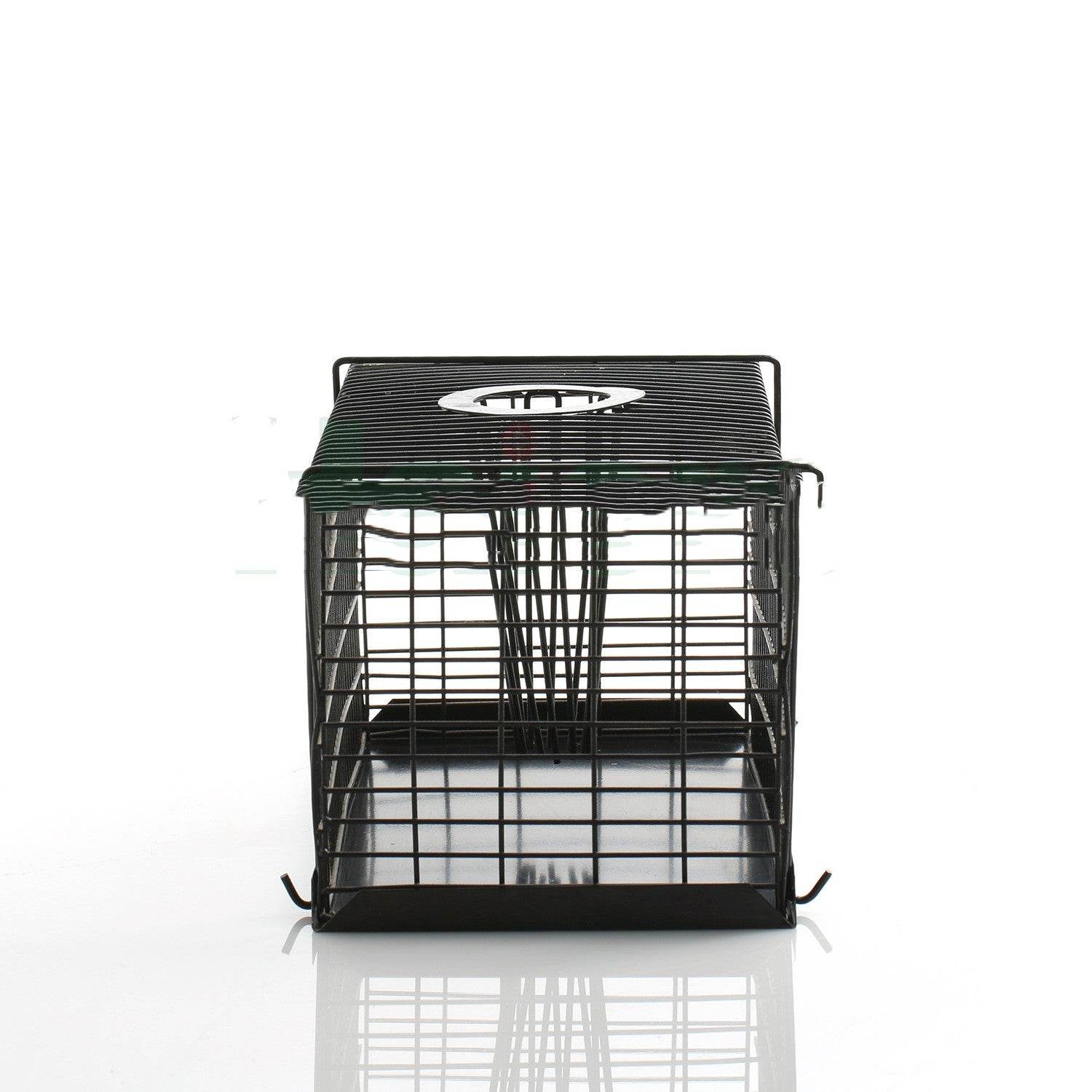 Self-locking Mousetrap Safe Firm Iron Net Household Mouse Catcher Metal Reusable Humane Indoor Outdoor Rat Trap Rat Cage - Mubimart