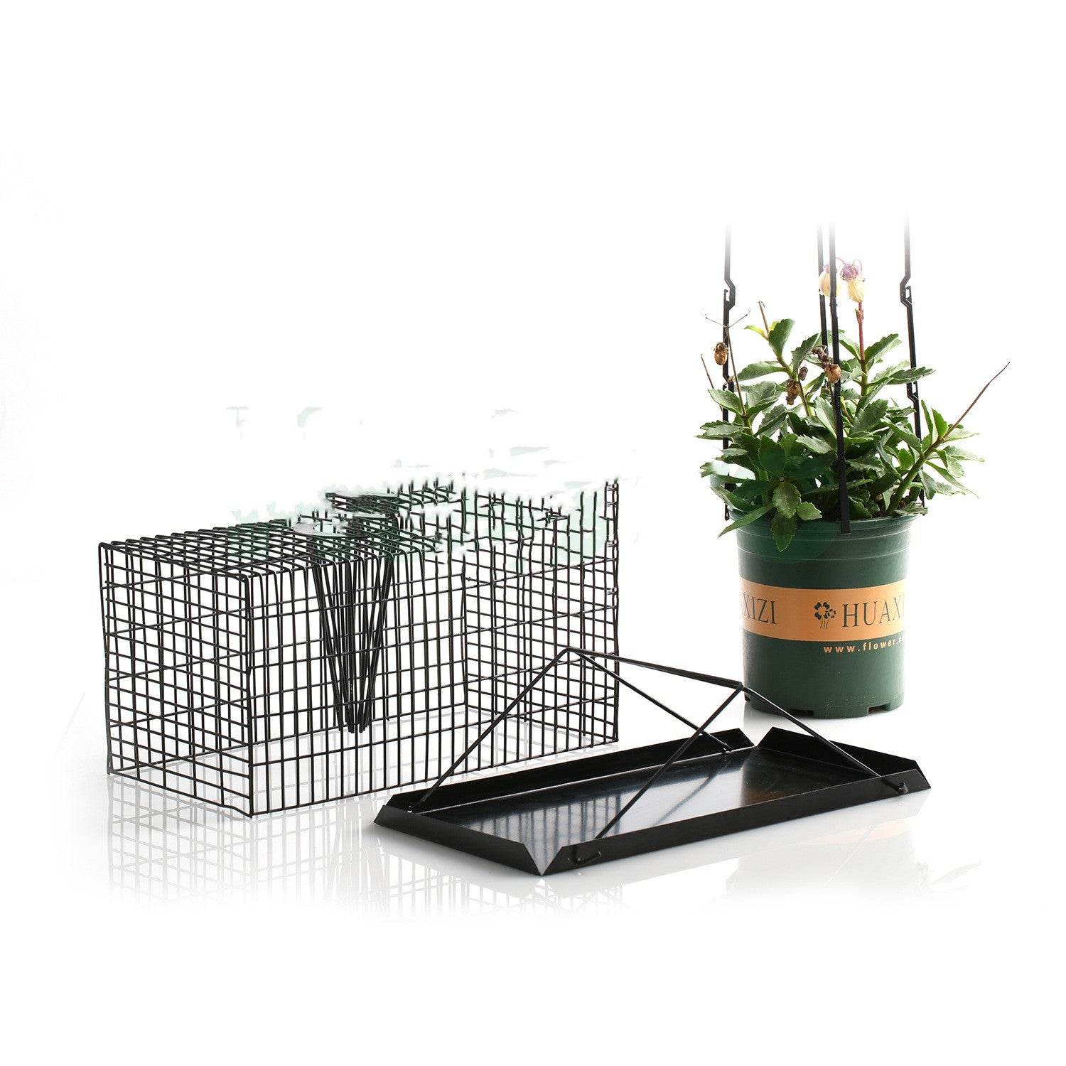 Self-locking Mousetrap Safe Firm Iron Net Household Mouse Catcher Metal Reusable Humane Indoor Outdoor Rat Trap Rat Cage - Mubimart