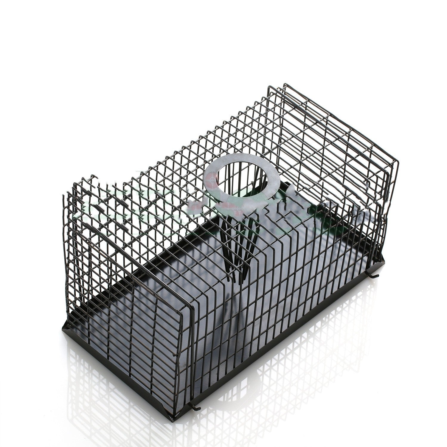 Self-locking Mousetrap Safe Firm Iron Net Household Mouse Catcher Metal Reusable Humane Indoor Outdoor Rat Trap Rat Cage - Mubimart -  