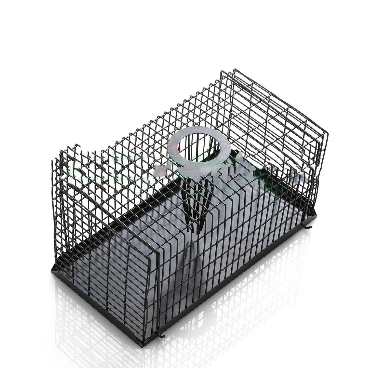 Self-locking Mousetrap Safe Firm Iron Net Household Mouse Catcher Metal Reusable Humane Indoor Outdoor Rat Trap Rat Cage - Mubimart