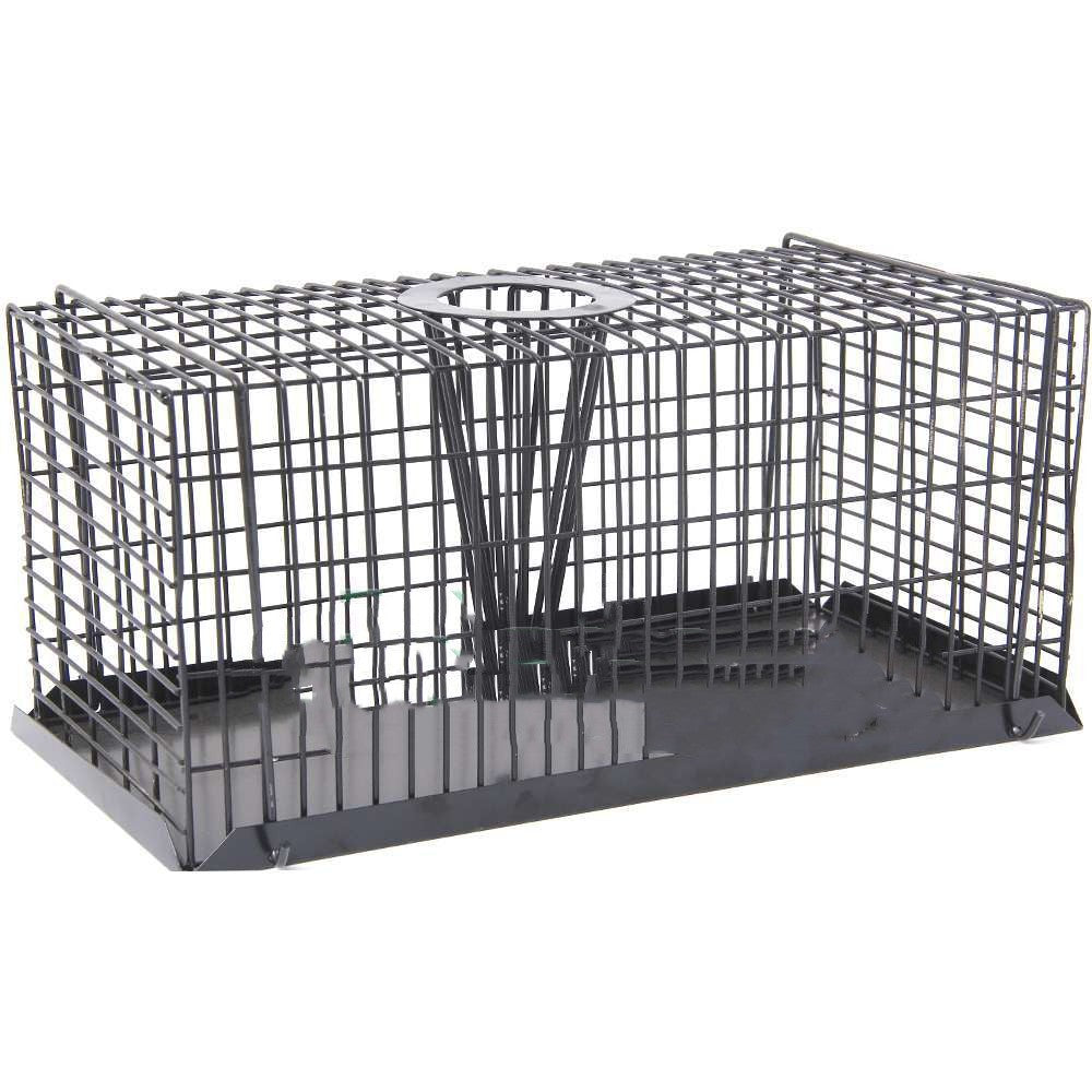 Self-locking Mousetrap Safe Firm Iron Net Household Mouse Catcher Metal Reusable Humane Indoor Outdoor Rat Trap Rat Cage - Mubimart -  