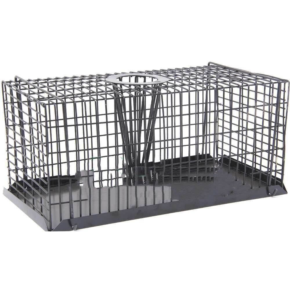 Self-locking Mousetrap Safe Firm Iron Net Household Mouse Catcher Metal Reusable Humane Indoor Outdoor Rat Trap Rat Cage - Mubimart