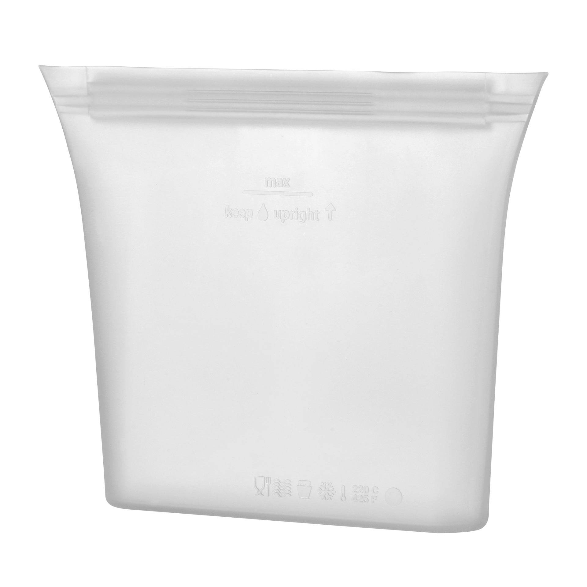 Self-sealing Silicone Storage Bag Kitchen Food Grade - Mubimart