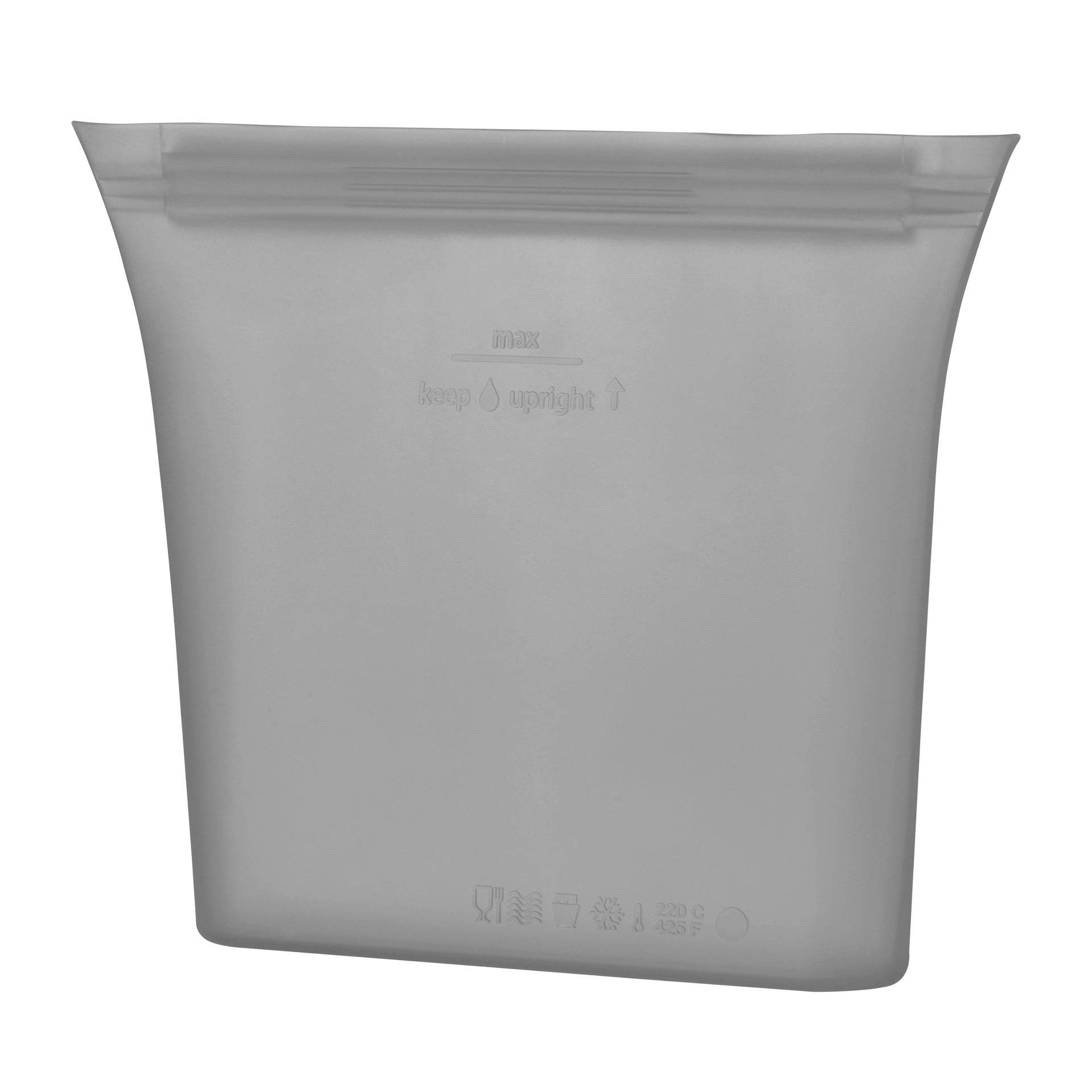 Self-sealing Silicone Storage Bag Kitchen Food Grade - Mubimart