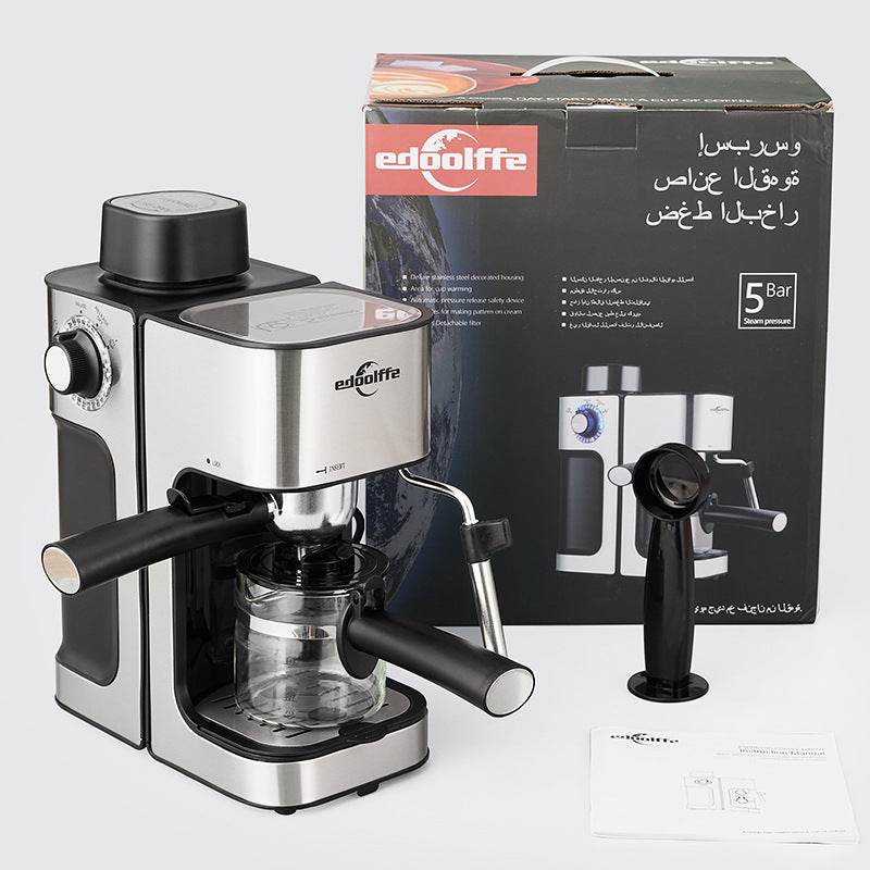 Semi-automatic Steam And Milk Froth All In One Fancy Espresso Machine - Mubimart
