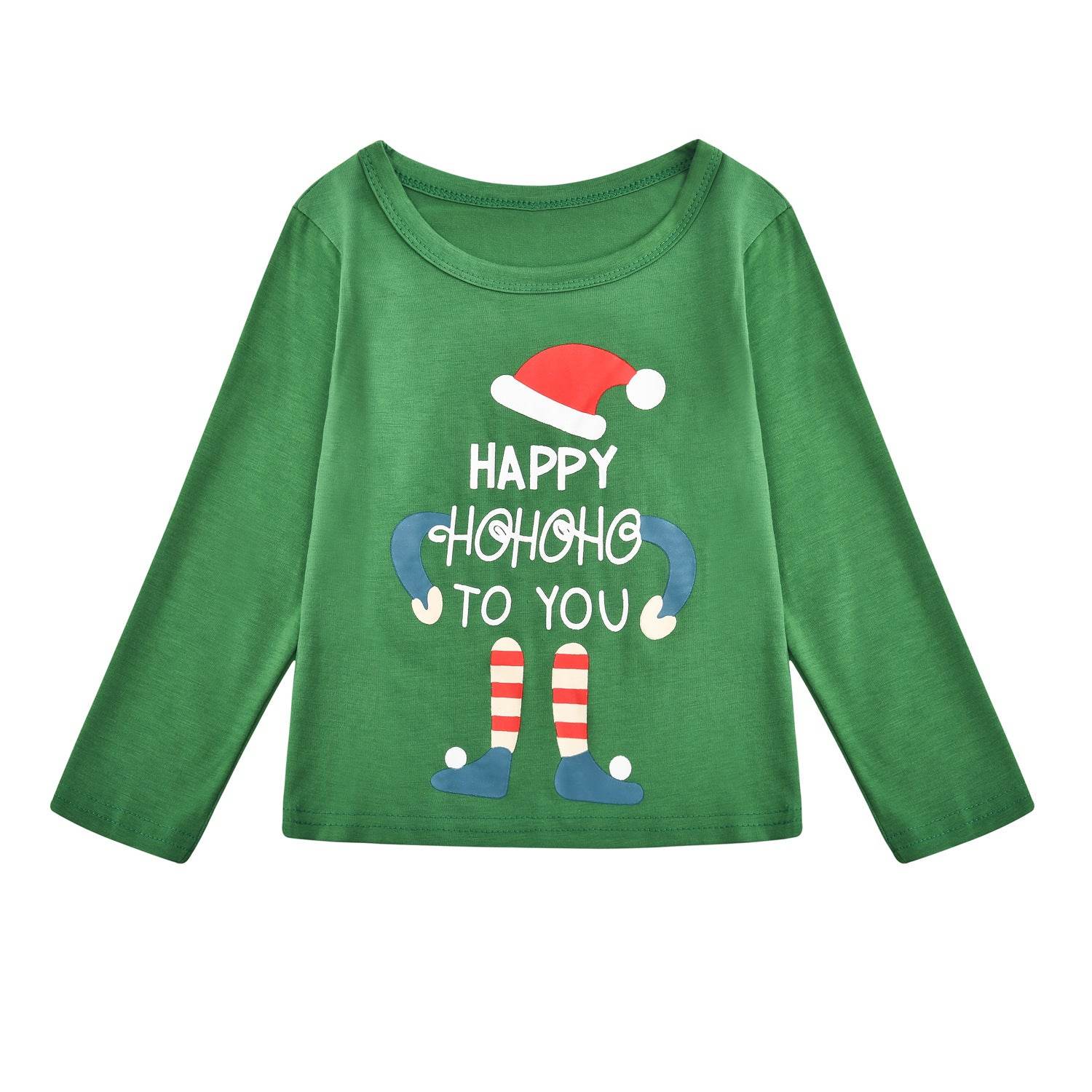 Set Christmas Puppet Print Parent-child Outfit - Mubimart