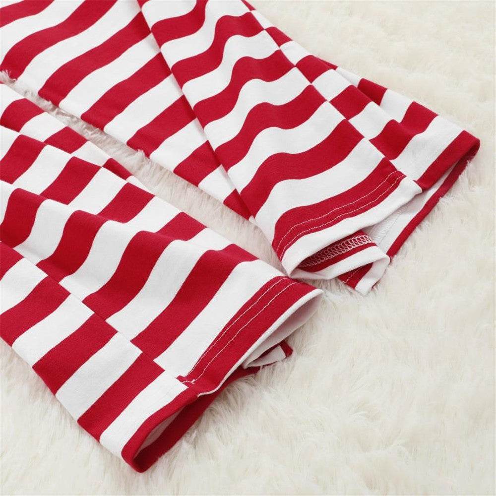 Set Christmas Puppet Print Parent-child Outfit - Mubimart