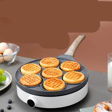 Seven Hole Breakfast Pan Maifan Stone Baking Pancake - Mubimart