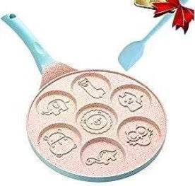 Seven Hole Breakfast Pan Maifan Stone Baking Pancake - Mubimart