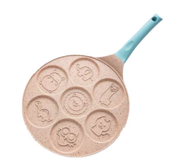 Seven Hole Breakfast Pan Maifan Stone Baking Pancake - Mubimart