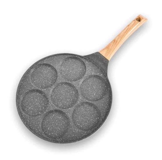 Seven Hole Breakfast Pan Maifan Stone Baking Pancake - Mubimart