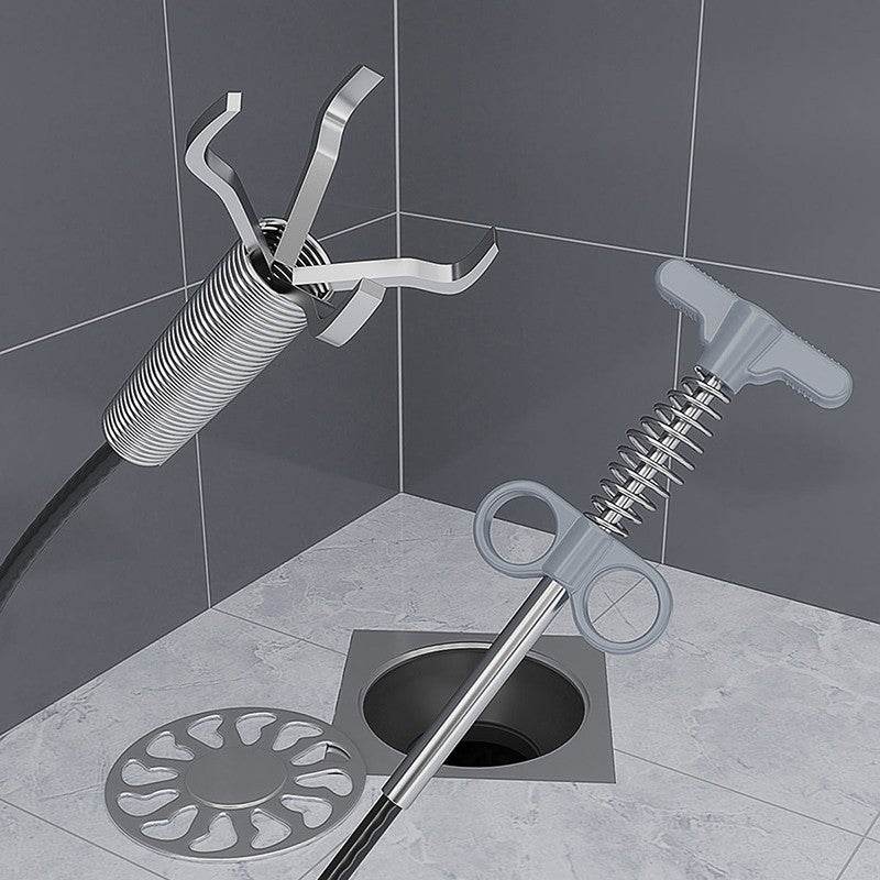 Sewer Dredging Toilet Toilet Kitchen Floor Drain Blocking Cleaner Home Sewer Dredging Tool - Mubimart