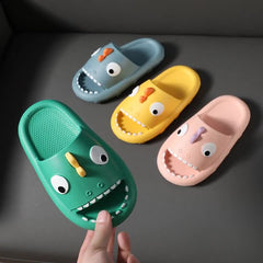 Shark Slippers For Kids Toddler Boys Girls Non Slip Children Shower Shoes - Mubimart -  