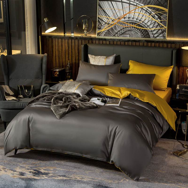 Sheet Pillowcase Xinjiang Cotton Four-piece Set - Mubimart