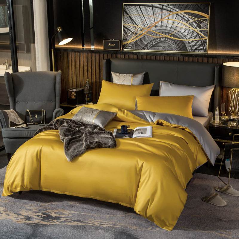 Sheet Pillowcase Xinjiang Cotton Four-piece Set - Mubimart