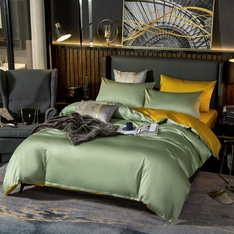 Sheet Pillowcase Xinjiang Cotton Four-piece Set - Mubimart