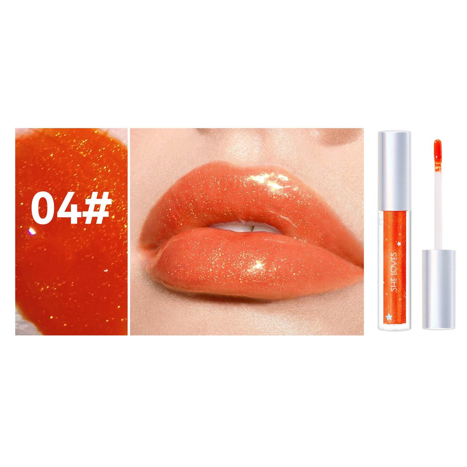 Shimmering Moisturizing Lotion Plumping Glass Lip - Mubimart