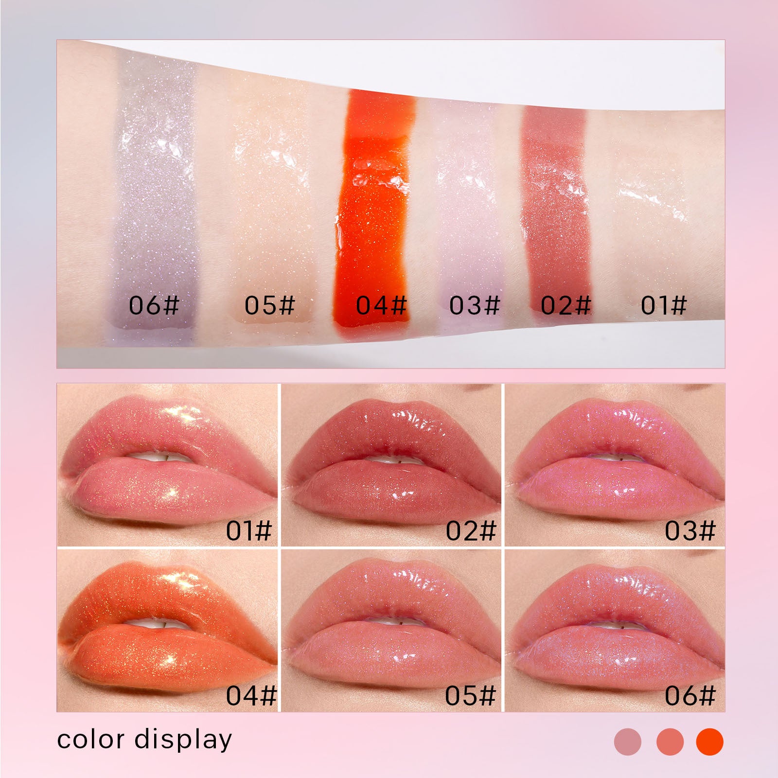 Shimmering Moisturizing Lotion Plumping Glass Lip - Mubimart -  